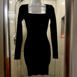 Black sweater dress, excellent condition